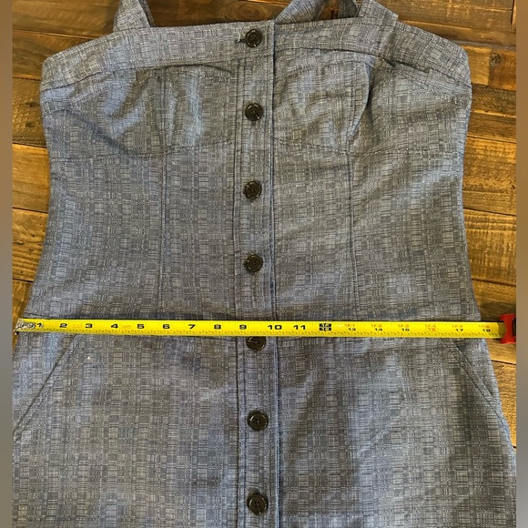 Derek Lam for Design Nation Button Front Chambray Jumper Dress Size 12 NWOT - Picture 10 of 10